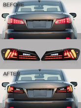 Laden Sie das Bild in den Galerie-Viewer, VLAND Car Accessories LED Tail Lights Assembly For Lexus Sedan XE20 IS250 IS350 2006-2013 Full LED Turn Signal Reverse Lights