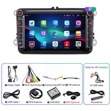 Cargar imagen en el visor de la galería, Eunavi Android 11 Car Video Player CARPLAY For VW Volkswagen Passat B7 B6 Golf Touran Polo Tiguan Jetta GPS Navigation Stereo