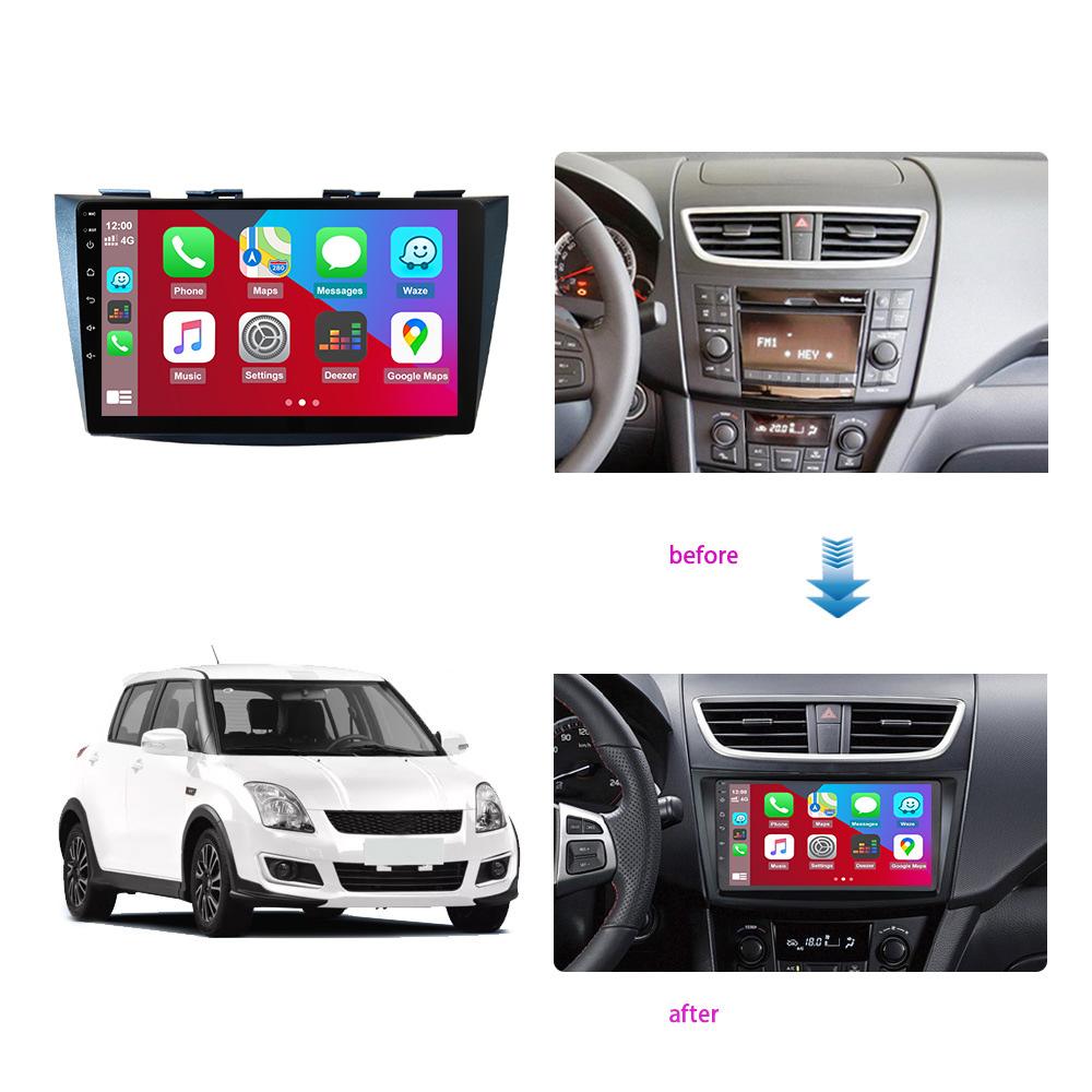 Eunavi 2Din Android Auto Radio For Suzuki Swift 2008-2016 Car Multimedia Player Stereo Video 2 Din GPS Carplay No DVD