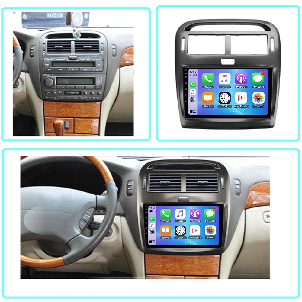 Eunavi Android 11 7862c Car Radio DSP Multimedia Player For Lexus Ls430 2001-2006 Autoradio Video QLED Screen GPS Navigation 4G