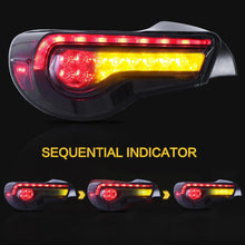 Załaduj zdjęcie do przeglądarki galerii, VLAND Tail Lights Assembly For Toyota 86 2012-UP Tail Lamp For Subaru BRZ/Scion FRS 2012-2019 With Moving Turn Signal Light