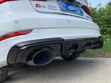 Charger l&#39;image dans la galerie, Rs3 Style Rear Diffuser With Exhaust For 2017-2019 Audi A3 S-line Sedan, ASPP Body kit,High Quality Auto Parts