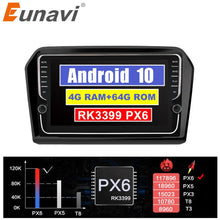 Załaduj zdjęcie do przeglądarki galerii, Eunavi 2Din Android 10 Car Radio GPS Stereo For VW Volkswagen JETTA 2012-2016 navigation multimedia 8 core 4GB 64GB TDA7851