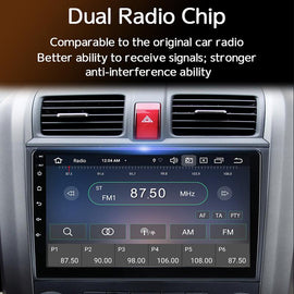 Eunavi 4G Android 11 Head unit Car Radio For Honda CRV 2007-2011 Multimedia Video Player 9inch Screen GPS DVD 2Din 2 Din Stereo