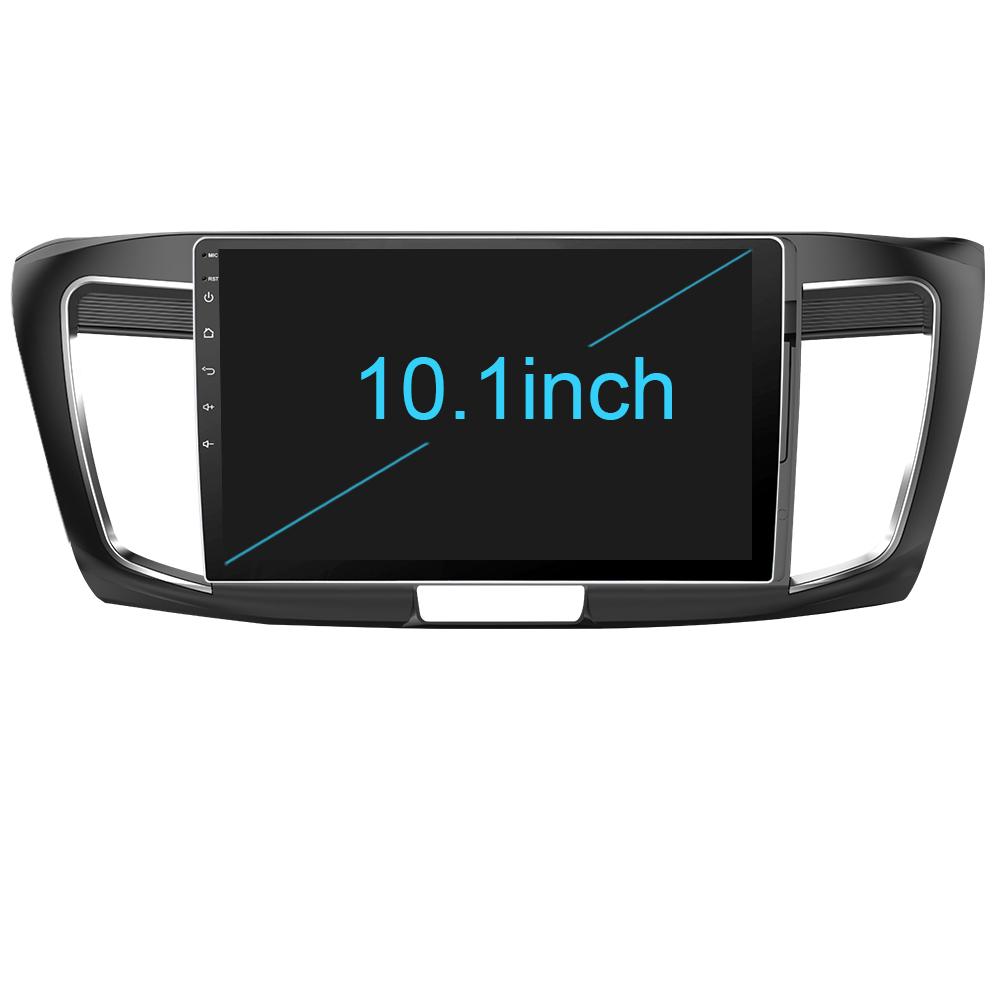 Eunavi 2 din Android 10 Car Radio Multimedia Player For Honda Accord 9th 2013-2016 GPS Navigation touch screen 1024*600 RDS WIFI