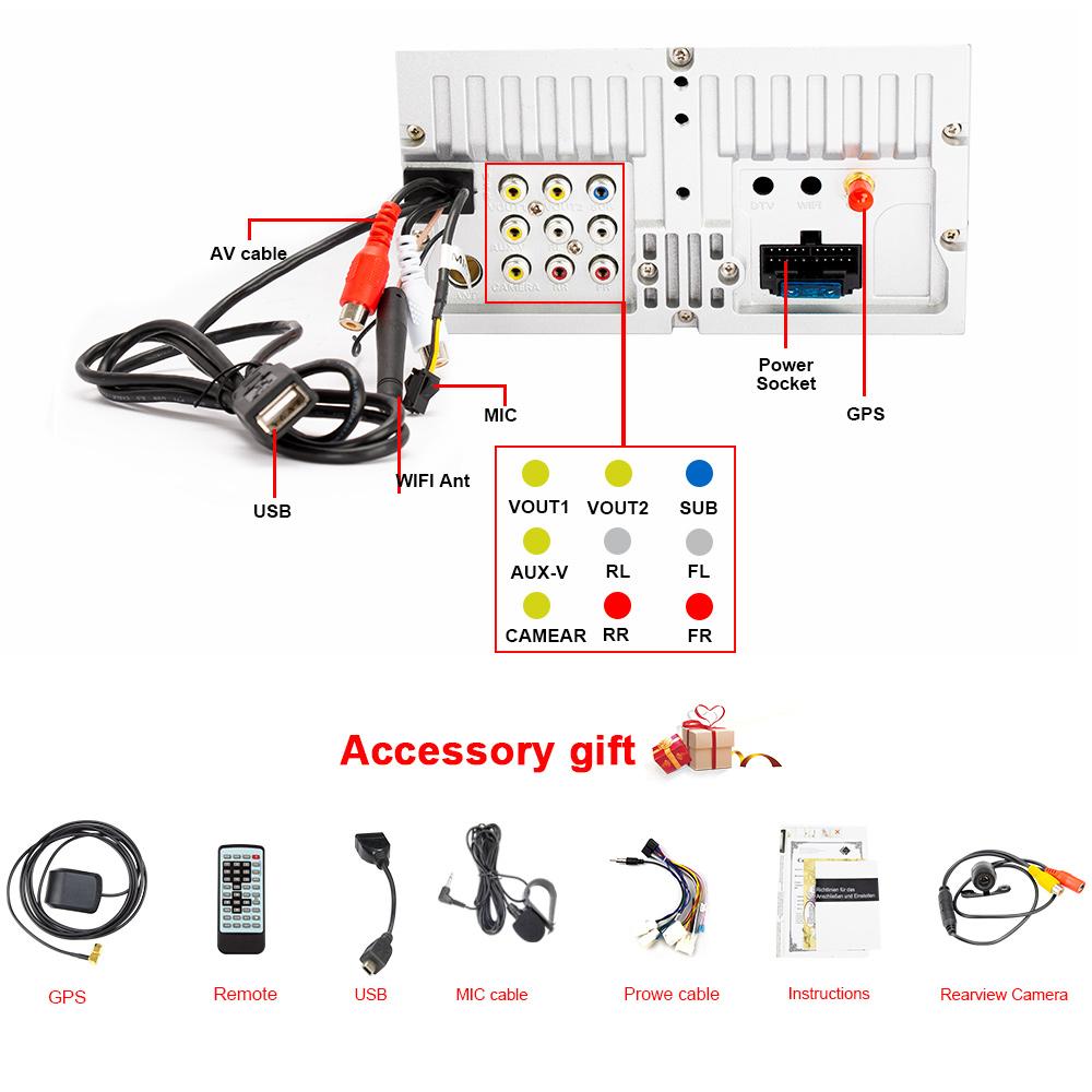 Eunavi 2 din Android 10 TDA7851 car radio dvd multimedia for Toyota RAV4 Rav 4 2007 2008 2009 2010 2011 headunit gps stereo DSP