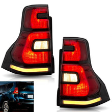 Załaduj zdjęcie do przeglądarki galerii, VLAND Tail Lights Assembly For Toyota Land Cruiser Prado 2010-2016 Taillight Tail Lamp Turn Signal Reverse Lights LED DRL Light