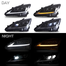 Charger l&#39;image dans la galerie, VLAND Headlamp Headlight Assembly fit for LEXUS 2006-2013 IS250 IS350/2008-2014 IS F/2010-2015 SEDAN C CF Full LED Headlamp with