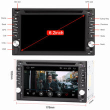 Cargar imagen en el visor de la galería, Eunavi 2 Din Android 10 System Car Multimedia Player auto dvd radio stereo audio 2din GPS Navigation WIFI DSP TDA7851 USB