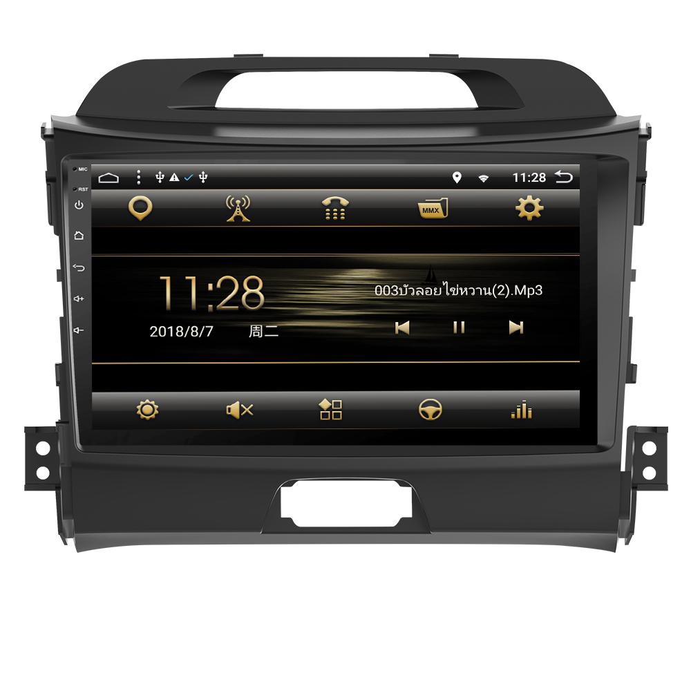 Eunavi 2 din Android 10 car radio stereo for KIA sportage 2011 2012 2013 2014 2015 headunit gps navigation 2din multimedia