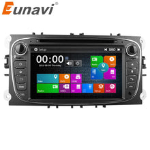 Laden Sie das Bild in den Galerie-Viewer, Eunavi Double 2 Din 7&#39;&#39; Car DVD Radio Player For FORD/Mondeo/S-MAX/C-MAX/Galaxy/FOCUS 2 with GPS Navigation 1080P Free Map BT