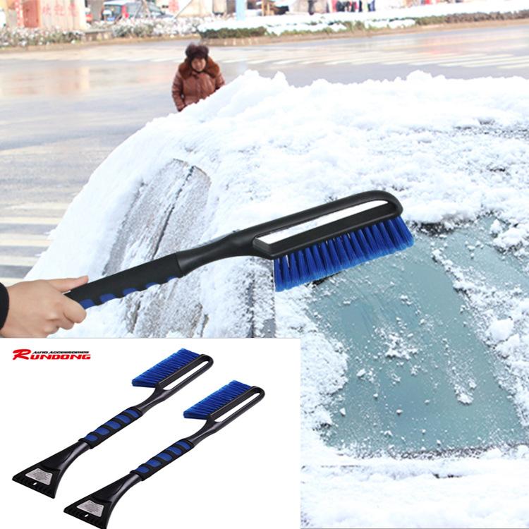 Long-handled snow brush with EVA cotton handle Winter snow shovel ice shovel Multifunctional deicing snow shovel Car supplies X66