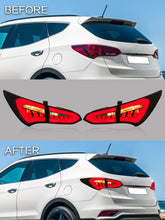 Cargar imagen en el visor de la galería, VLAND Car Accessories LED Tail Lights Assembly For Hyundai Santafe 2013-2017 Tail Lamp LED DRL With Turn Signal Reverse Lights