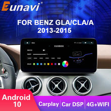 Cargar imagen en el visor de la galería, Eunavi Android Car radio Multimedia Player for Mercedes Benz A CLA GLA Class W117 W176 X156 2013-2015 NTG 4.5 NTG 5.0 gps