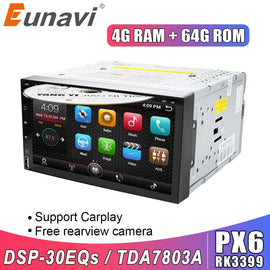 Eunavi 2 din android car dvd multimedia player universal 2din auto radio stereo GPS Navigation headunit in dash usb FM WIFI