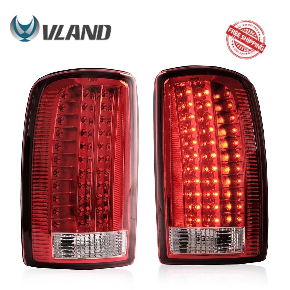 VLAND Tail Lights Assembly For GMC Yukon Chevrolet Tahoe Suburban 2000-2006 Tail Lamp Turn Signal Reverse Lights LED DRL Light