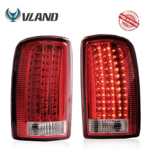 Cargar imagen en el visor de la galería, VLAND Tail Lights Assembly For GMC Yukon Chevrolet Tahoe Suburban 2000-2006 Tail Lamp Turn Signal Reverse Lights LED DRL Light