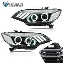 Load image into Gallery viewer, VLAND Headlamp Car Headlights Assembly For Honda Fit/Jazz 2014-2019 Headlight LED DRL With Moving Turn Signal Dual Beam Lens