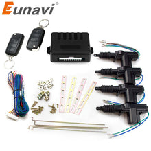 Cargar imagen en el visor de la galería, Eunavi universal auto car power door lock actuator 12v Motor (4 Pack) Car Remote control Central Locking Keyless Entry System