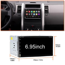 Cargar imagen en el visor de la galería, Eunavi Car Multimedia Player Universal For Nissan Android 10 2Din Auto Radio Touch screen GPS Navigation DVD Headunit WIFI RDS