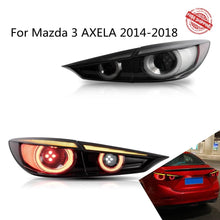 Laden Sie das Bild in den Galerie-Viewer, LED Taillights For Mazda 3 AXELA 2014-2018 Smoked with Dynamicwith Turn Signal Reverse DRL Lights Car Accessories