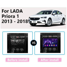 Cargar imagen en el visor de la galería, Eunavi 4G 2DIN Android Auto Radio GPS For LADA Priora I 1 2013 - 2018 Car Multimedia Video Player Carplay 2 Din