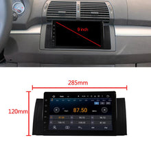 Load image into Gallery viewer, Eunavi Android 9 1 Din Car multimedia Radio player For BMW E53 E39 X5 5 series E38 M5 stereo gps 9&#39;&#39; no cd dvd 4G 64GB OBD DVR