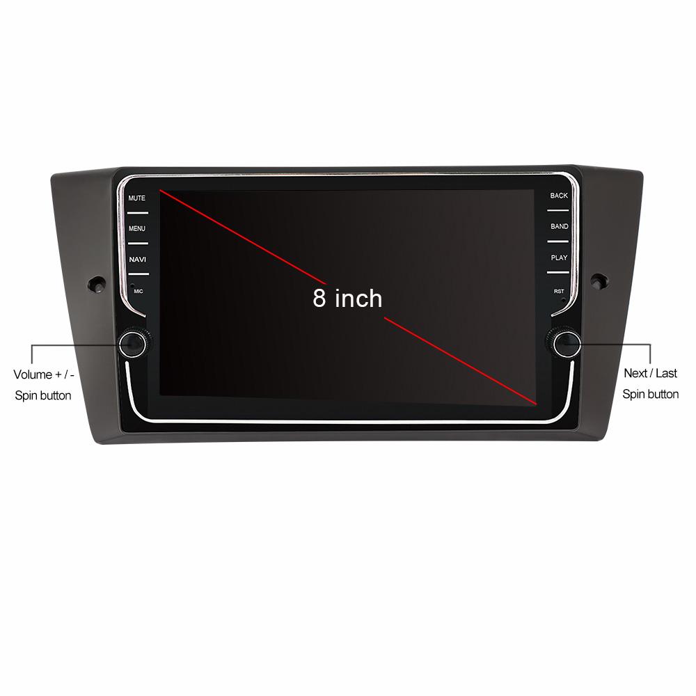 Eunavi 1 din Android Car Radio gps For BMW 3-Series E90 2005-2012 stereo navigation multimedia player touch screen headunit HDMI