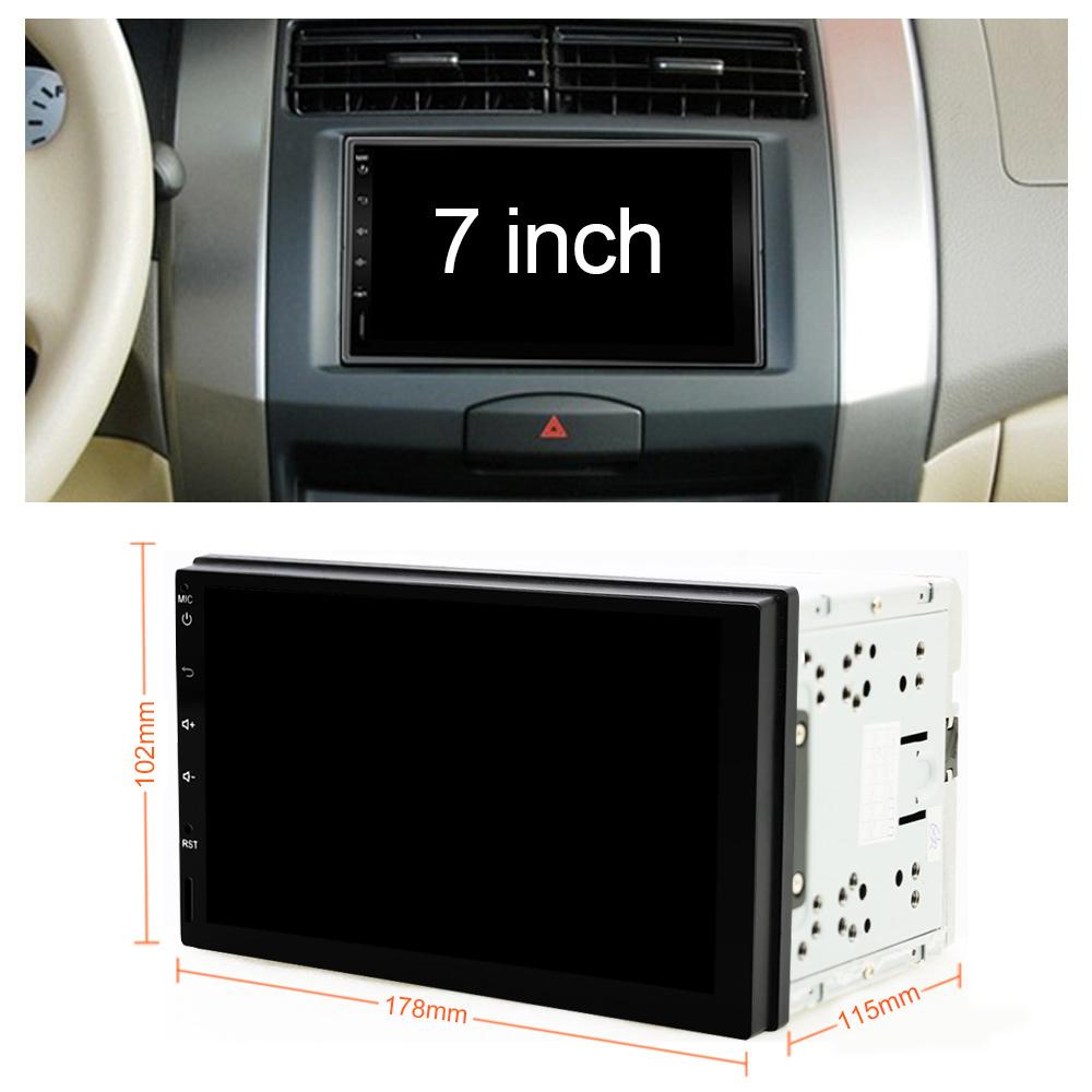 Eunavi 7 ''2 din radio samochodowe magnetofon Android 10 odtwarzacz multimedialny 2din automatyczna nawigacja GPS dla Nissan automotive bez DVD!