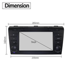 Cargar imagen en el visor de la galería, Eunavi 2 din Android 9 Car DVD multimedia player for Mazda 3 2004-2009 gps navigation Radio stereo headunit TDA7851 7 inch wifi