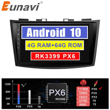 Charger l&#39;image dans la galerie, Eunavi Double 2 Din Car radio dvd multimedia For Suzuki Swift 2008-2016 2din Stereo headunit GPS Autoradio NO CD Android 10