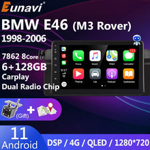 Load image into Gallery viewer, Eunavi 4G 1280*720 Android 11 Car Radio GPS Multimedia Video Player For BMW E46 Coupe (M3 Rover) 318i 320i 325i 1998 1999 - 2006