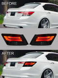 VLAND Tail Lights Assembly For Honda Accord 2008-2013 Taillight Tail Lamp With Turn Signal Reverse Lights LED DRL Light