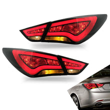 Charger l&#39;image dans la galerie, VLAND Car Accessories LED Tail Lights Assembly For HYUNDAI SONATA 2011-2014 Tail Lamp With LED Turn Signal Reverse DRL Lights