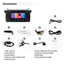 Load image into Gallery viewer, Eunavi one 1 din Android 10 Car DVD Radio GPS for BMW E46 M3 Rover 3 Series auto radio stereo navigation headunit in dash 4G RDS