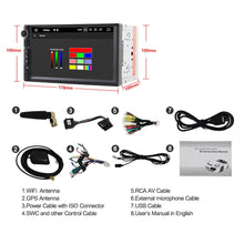 Laden Sie das Bild in den Galerie-Viewer, Eunavi DSP 2 Din Android Autoradio Multimedia Player 4G 64GB Universal Autoradio Stereo Audio HD Bildschirm GPS Navigation KEINE DVD