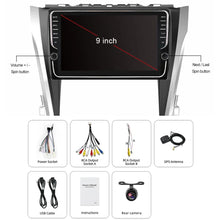 Cargar imagen en el visor de la galería, Eunavi car gps multimedia player For Toyota Camry 2012-2015 navigation radio video audio 4G+64G wifi touch screen bt android 10