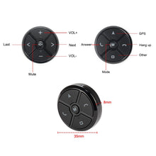 Cargar imagen en el visor de la galería, Eunavi Universal Car Steering Wheel controller 4Key Music DVD GPS Navigation Car Steering Wheel Radio Remote Control Buttons