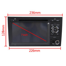 Laden Sie das Bild in den Galerie-Viewer, Eunavi 2 Din 7&#39;&#39; Car GPS Navigation DVD Player Stereo Video For Audi A4 S4 2002-2007 with steer wheel control touch screen