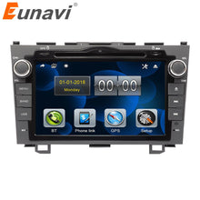 Załaduj zdjęcie do przeglądarki galerii, Eunavi 2 Din Car Radio DVD Player GPS For Honda CRV 2006 2007 2008 - 2011 Auto Stereo Video 8inch touch screen Mirror link RDS