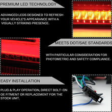 Załaduj zdjęcie do przeglądarki galerii, VLAND Tail Lights Assembly For Mitsubishi Lancer EVO X 2008-2019 RED Tail Lamp Assembly With Sequential Turn Signal Full LED