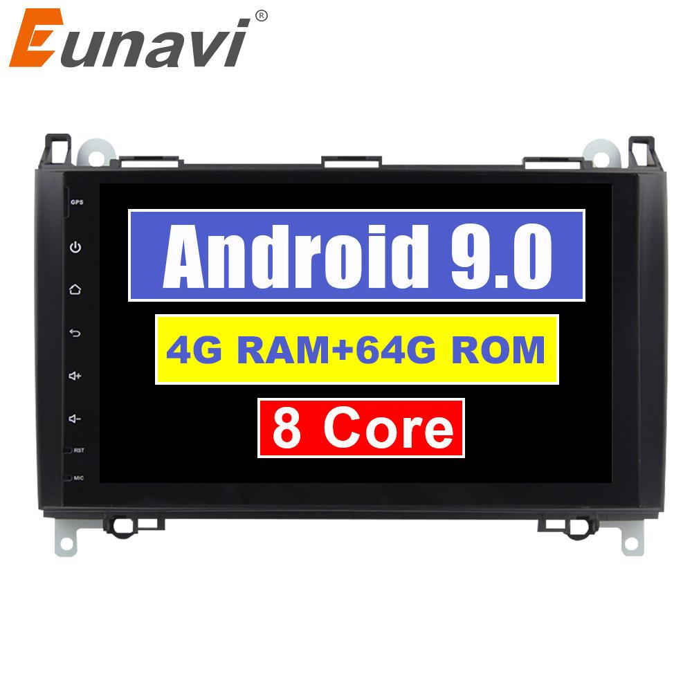 Eunavi 2 Din Android 9 Auto Multimedia Autoradio Player Für Benz Sprinter Vito W169 W245 W469 W639 B200 GPS Stereo 2din Headunit