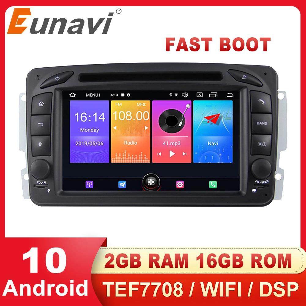 Eunavi 7" Android Car DVD GPS For Mercedes Benz CLK W209 W203 W463 Wifi DSP RDS Bluetooth Radio Stereo audio media player