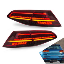 Załaduj zdjęcie do przeglądarki galerii, VLAND Tail Lights Assembly For Volkswagen Golf 7 2013-2019 Taillight Tail Lamp With Turn Signal Reverse Lights LED DRL Light