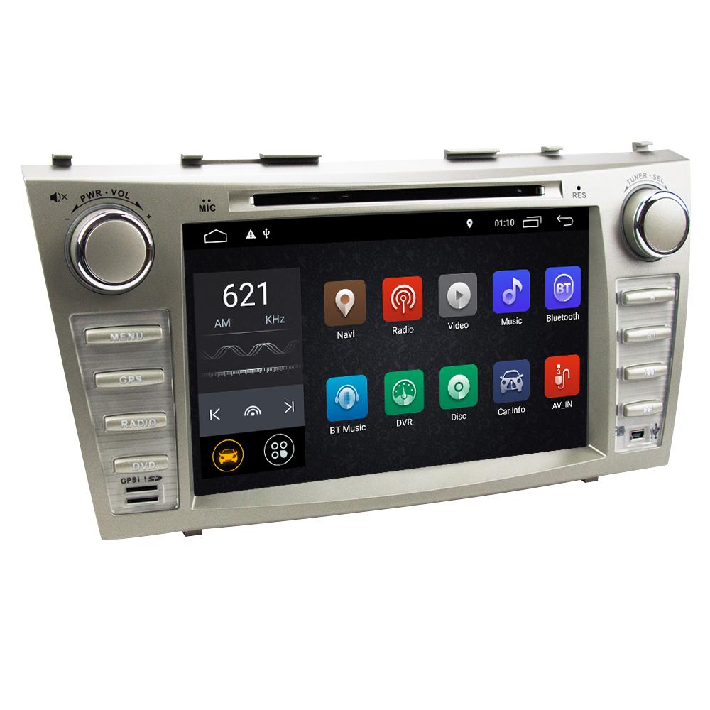 Eunavi Car Multimedia Player Android 10 2 din Auto GPS Radio for toyota camry 2006-2011 Navigation Stereo 8'' touch screen DSP