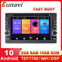 Charger l&#39;image dans la galerie, Eunavi 2 Din Android Universal Car Radio DVD Audio GPS Auto Multimedia Player 2Din Navigation Headunit PC CD TDA7851 DSP USB