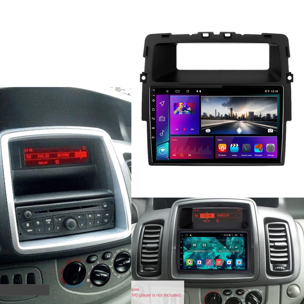 8G 128G Car Radio Android 10 For Nissan Primastar J4 For Opel Vivaro X83 For Renault Trafic Stereo Player Head Unit 7 inch DVD