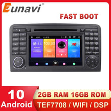 Załaduj zdjęcie do przeglądarki galerii, Eunavi 2 Din Android 10 Car DVD Player GPS For Mercedes Benz Class ML W164 ML350 ML300 GL500 ML320 ML280 GL350 GL450 Radio BT