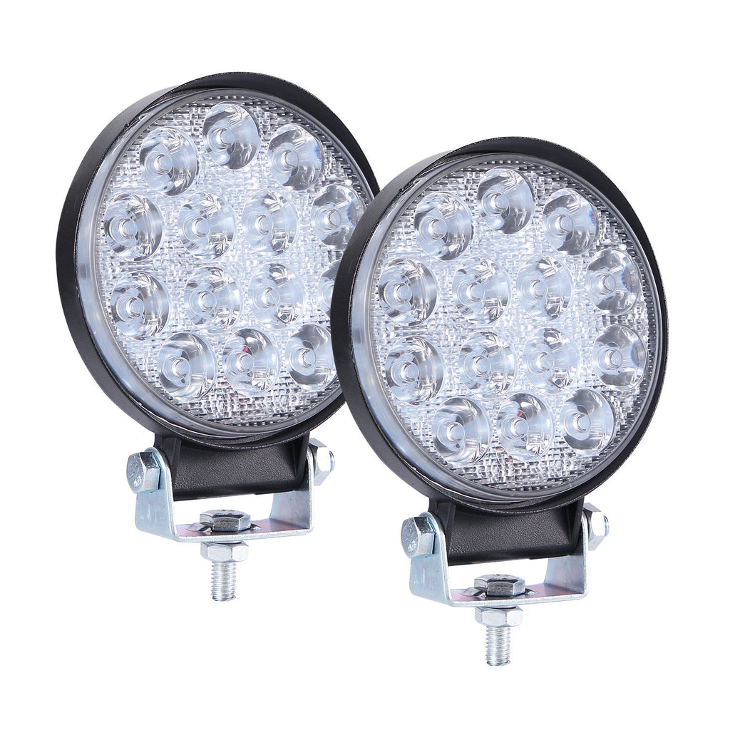 Round Ultra-thin 140W Off-road Vehicle Spotlight LED Work Light