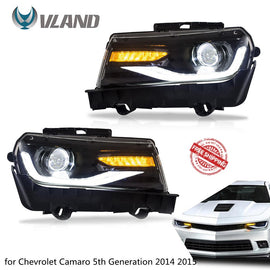 Custom Colorful Edition Headlamp Car Assembly for Chevrolet Camaro 5th Generation 2014 2015 Head light turn signal 23398035